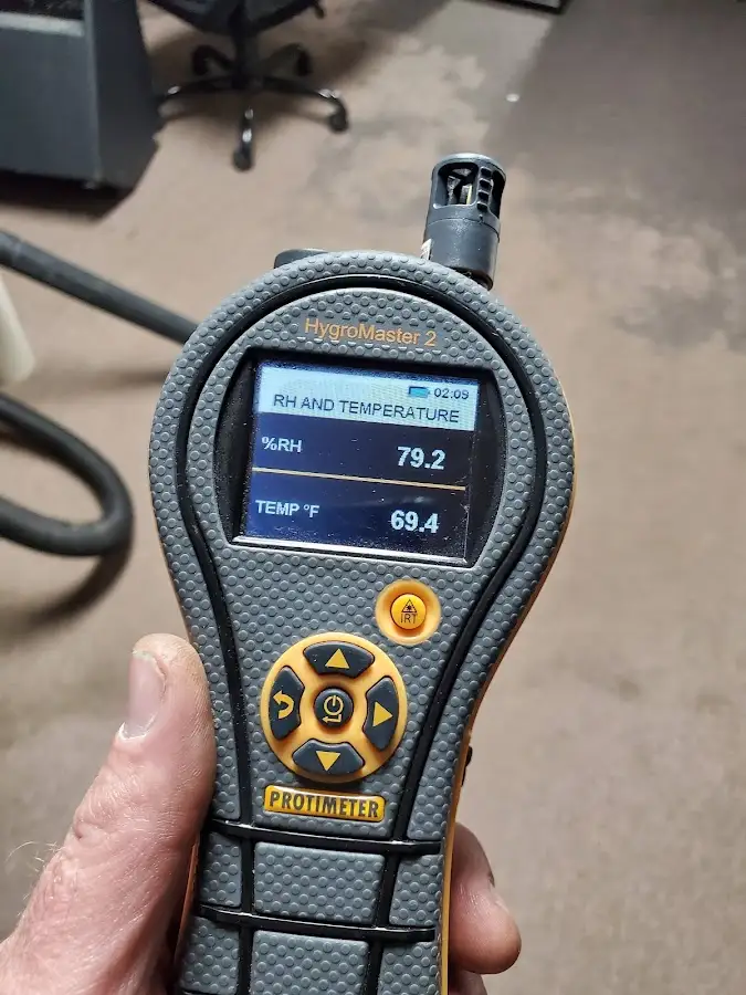Moisture meter humidity assessment for Fire & Smoke Damage Restoration in Lely Resort