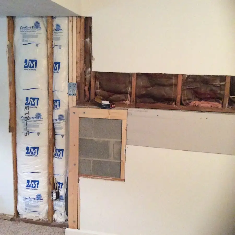 Wall insulation replacement during Odor Removal & Deodorization in Lely Resort